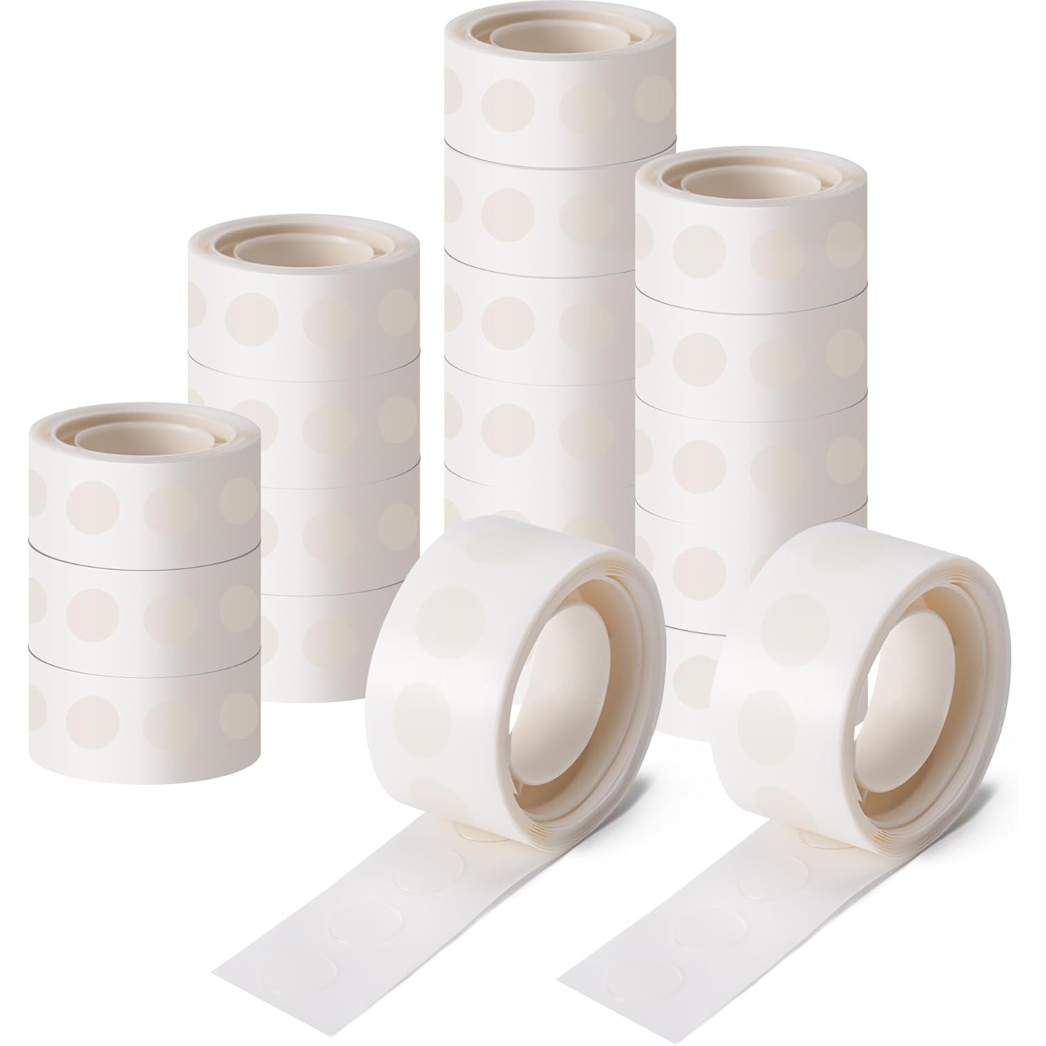 2000个透明双面可移胶点贴纸手工装饰婚礼用