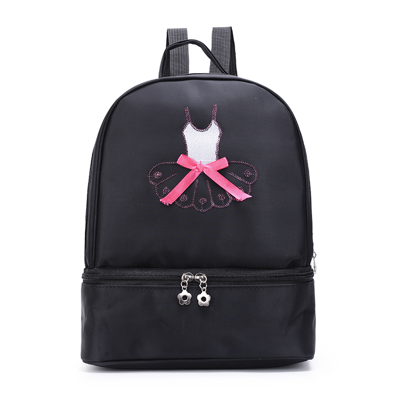 Nuevo paquete de baile infantil coreano bolsas de almacenamiento bolsas de baile latinas bolsas de gran capacidad de hombro de mujer mochila de baile impresa LOGO