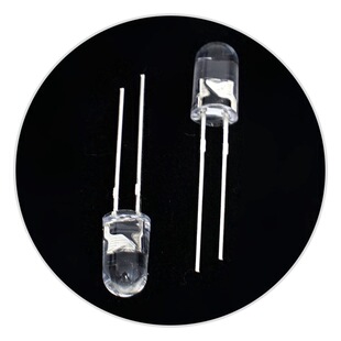 f5 lamp bead round head endless transparent colorful led light emitting diode 5mm super bright red green blue light short foot plug-in