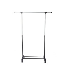 简约多功能室外晒衣架单杠家用挂衣落地架不锈钢可移动衣架挂衣架