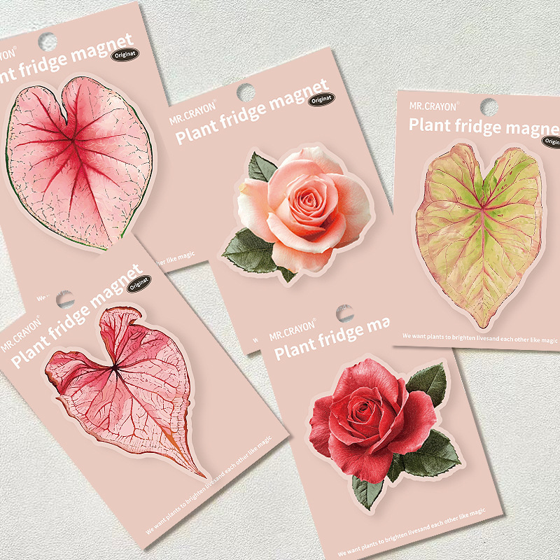 人気の植物冷蔵庫マグネット、クリエイティブな緑の植物冷蔵庫マグネット、花、シンプルでハイエンドの冷蔵庫マグネット、磁気吸引メーカー卸売|undefined