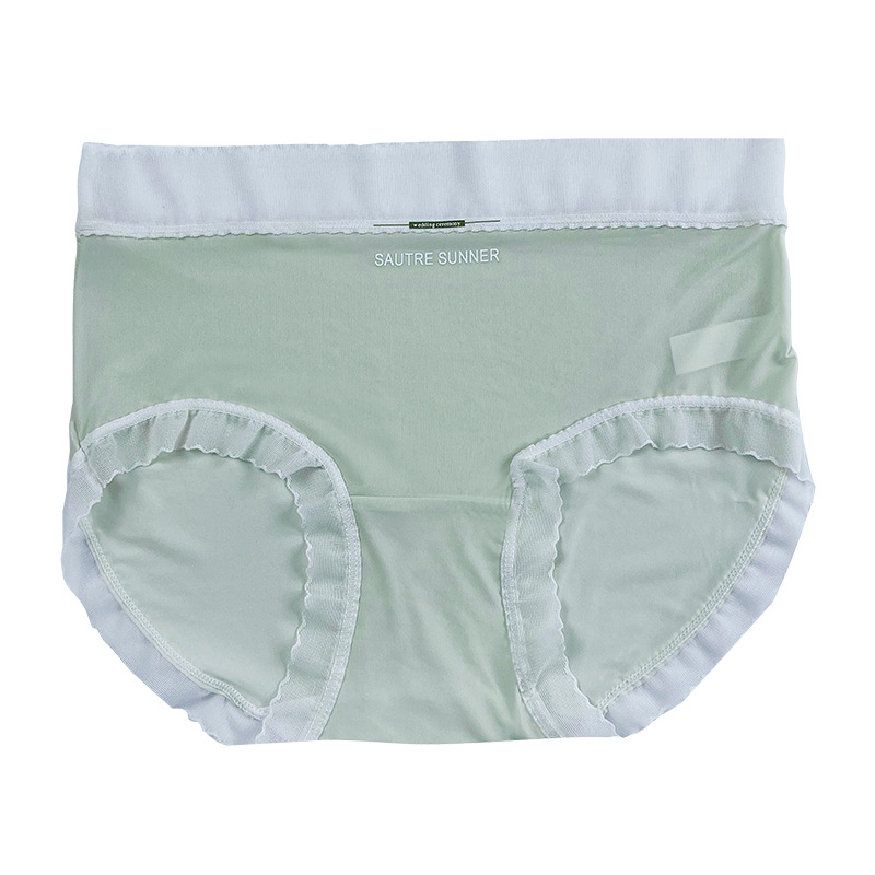 Piel de hielo ultrafina, ligero, sedoso, sin costuras, máscara de alta elasticidad, pantalones desnudos, bacterias del ácido láctico, entrepierna, ropa interior de seda de hielo, refrescante