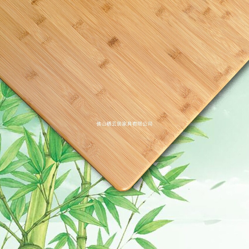 Solid bamboo wood panel for use as a desk board, partition board, bar counter board, dining table, computer cabinet shelf board