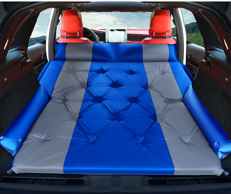 Car Inflatable Mattress for Rear Seat Suv Trunk Travel Bed Universal Car Mattress Sleeping Aid Air Mattress