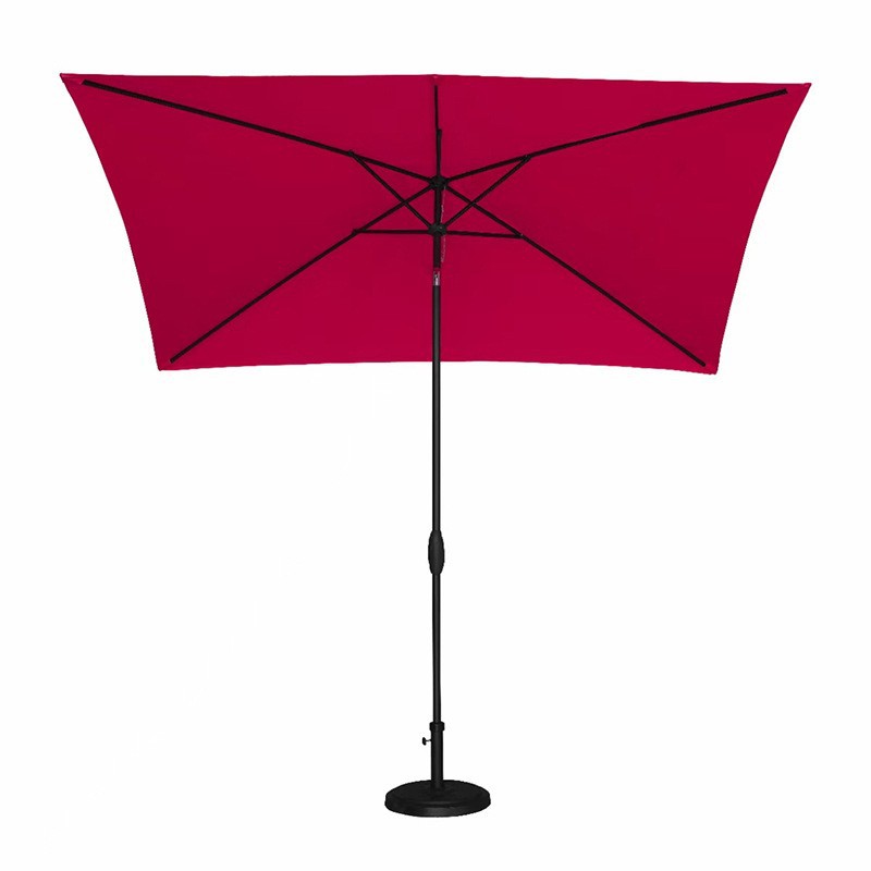 热销款大号方形遮阳伞2x3m户外伞庭院伞太阳伞广告伞全铁摇头顶布