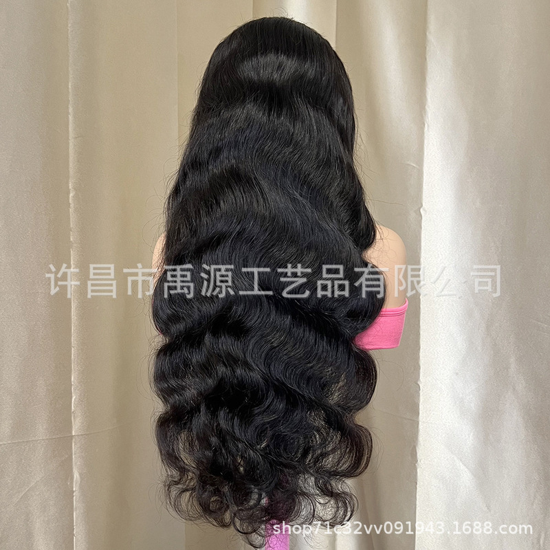 Cross-Border Body Wave Human Hair Wig, Real Human Hair Lace Front Wig, European and American Style Wig, Real Human Hair Cross-Border Body Wave Human Hair Wig, Real Human Hair Lace Front Wig, European and American Style Wig, Real Human Hair