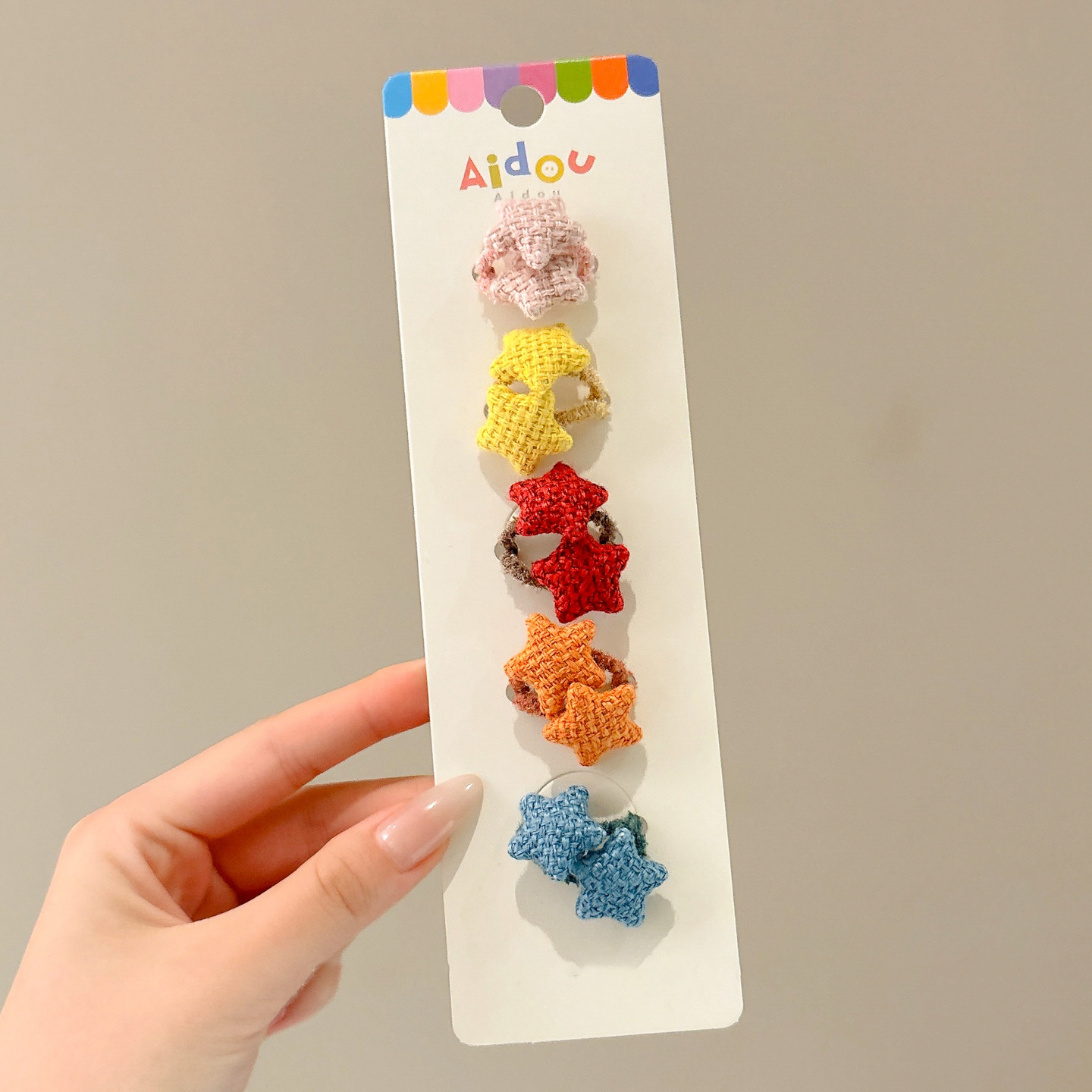 Pequeñas estrellas de alta elasticidad cuerdas de cabello de correa de correa