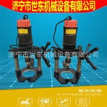 世东链条式管道钻孔机消防镀锌管开孔机厂家114型电动水管开孔器