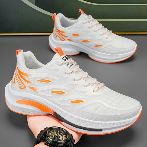Men's Breathable Winter Sports Sneakers for Youth and Students, Lightweight Dad's Shoes with Mesh Design, Fashion Running Shoes