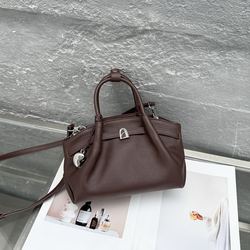 复古女包云朵包手提包包跨境真皮饺子包潮流头层牛皮自然摔斜挎包