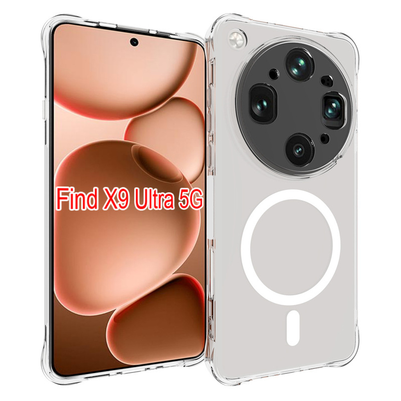 Suitable for Oppo Find X9 Ultra 5g Magnetic Anti-Fall Phone Case Protective Cover Alpha Precision Hole Tpu