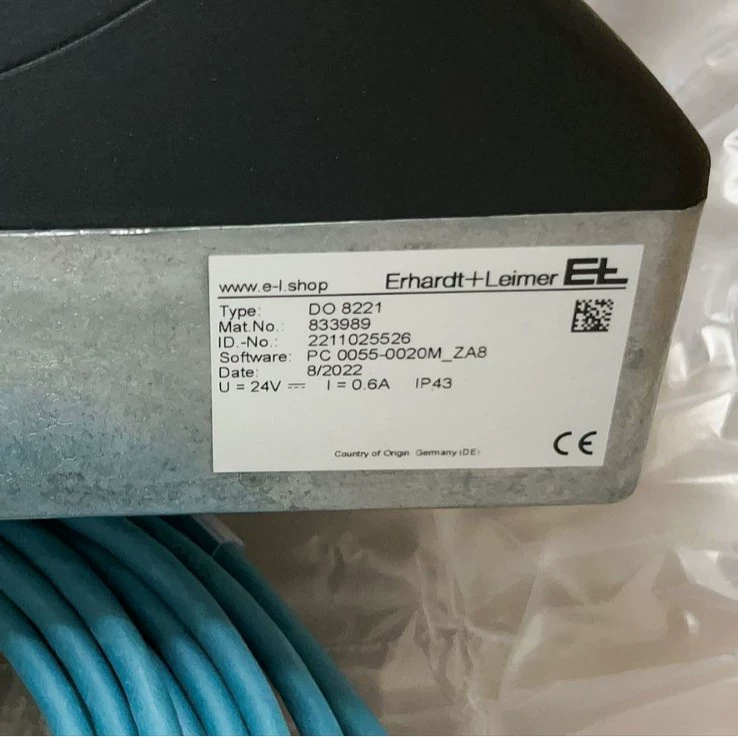 Совершенно новый оригинальный контроллер коррекции края Erhardt+Leimer E+L DO8221 833989