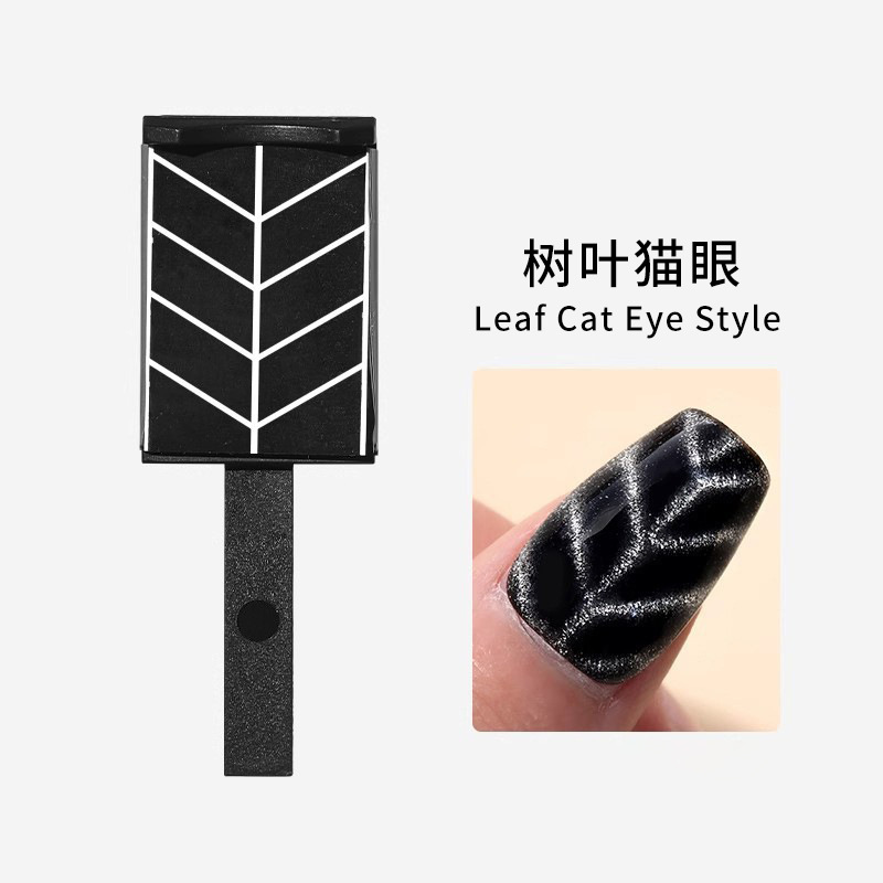 Piedra de absorción de hierro de manicura para usar a mano herramienta de pegamento de nail gran tamaño pequeño para engrosar imán especial de absorción de ojos de gato