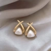 Earrings from pearl