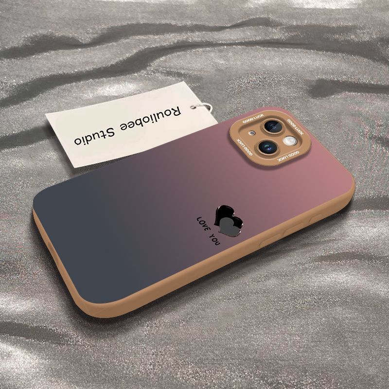 携帯電話ケース Apple iPhone15 ラブグラデーション 14 シリコーン 13promax 漫画 12 落下防止 11 アクセサリー|undefined