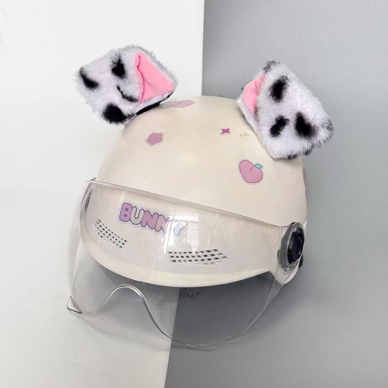 Motorcycle helmet decoration cat ear accessories electric car ski helmet universal