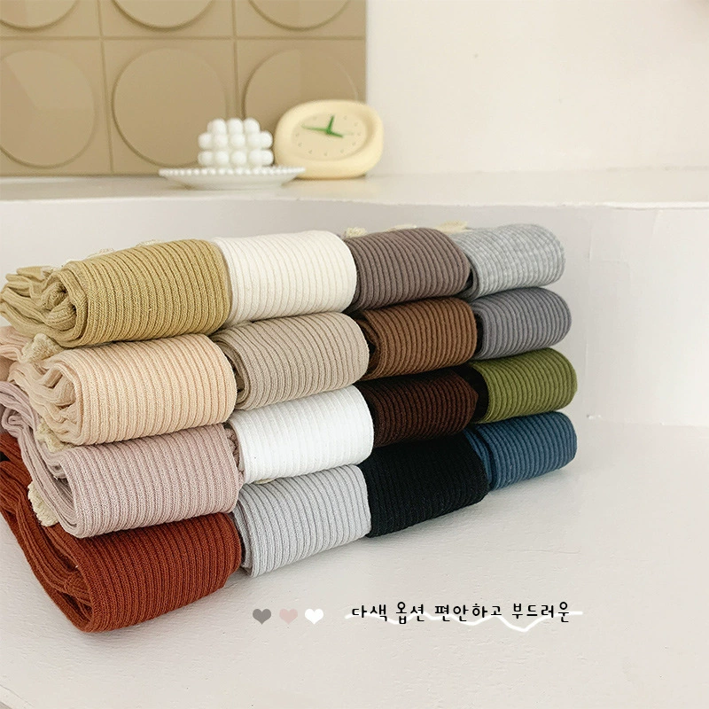 Осенние колготки, детские носки, леггинсы, пряжка хлопок combed cotton