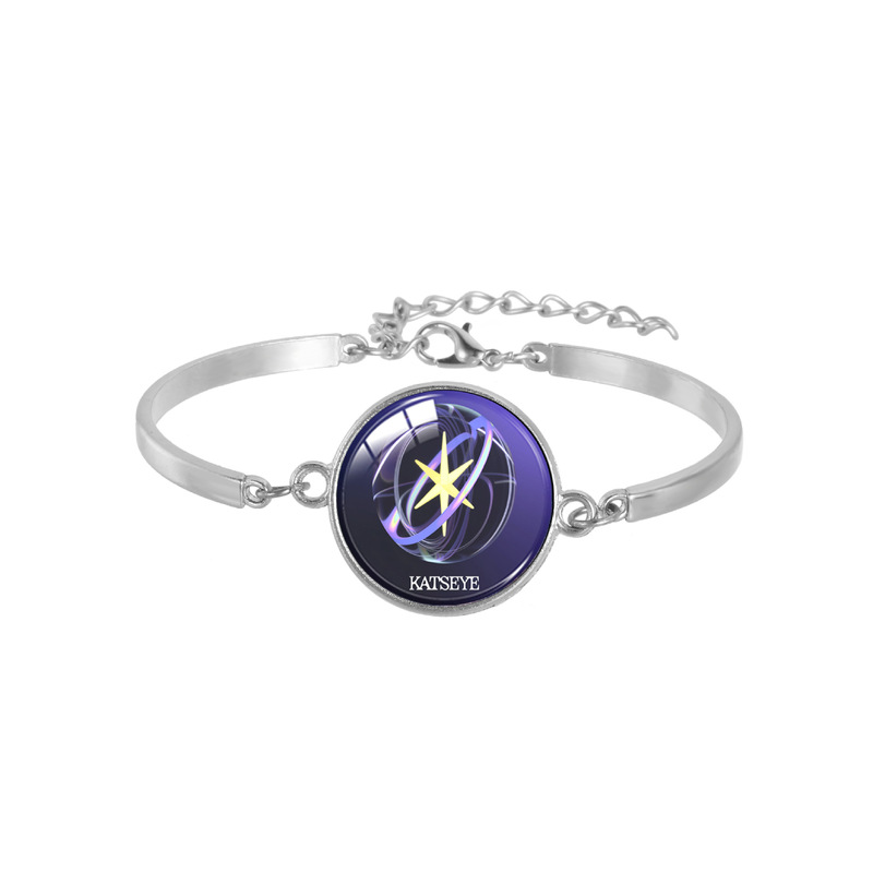 Cross-Border Bestseller Katseye International Girl Group Alloy Bracelet Time Gemstone Fan Support Memorabilia Jewelry