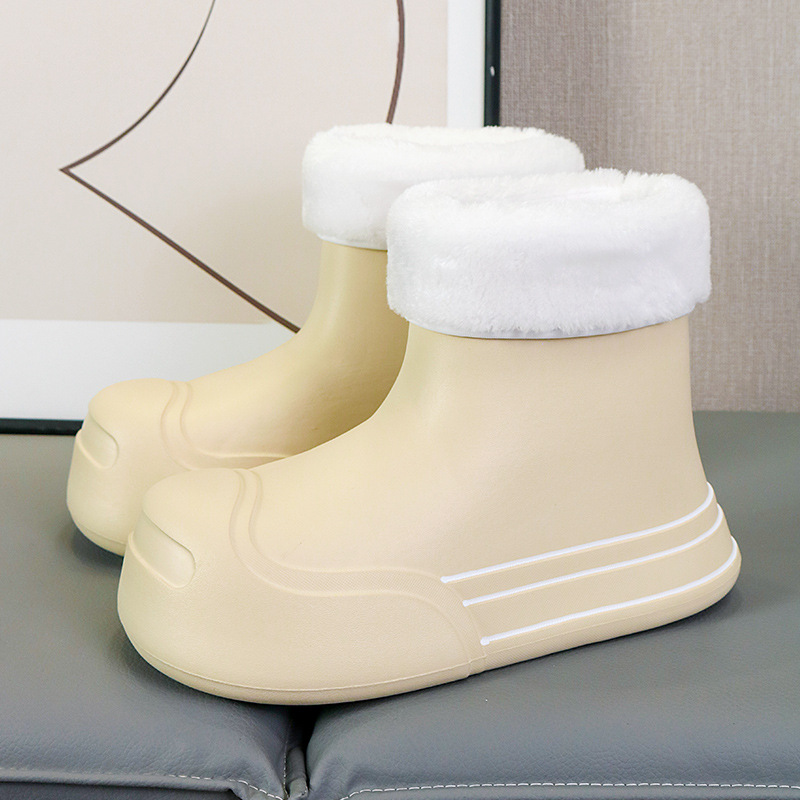 H008 한국 장화-살구색 (기모)