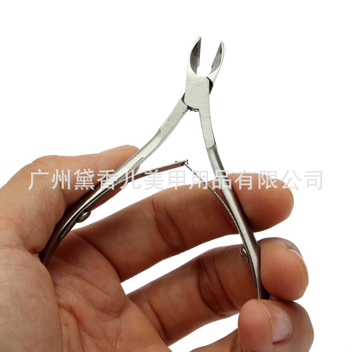Herramientas de uñas tijeras de piel muerta de acero inoxidable multifuncional uñas piel muerta empujar piel muerta Tenedor de piel muerta de tres piezas