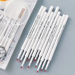 Original Dongmi DM007 white tube push-button neutral pen core 0.5mm needle tip universal brush question pen black replacement cartridge