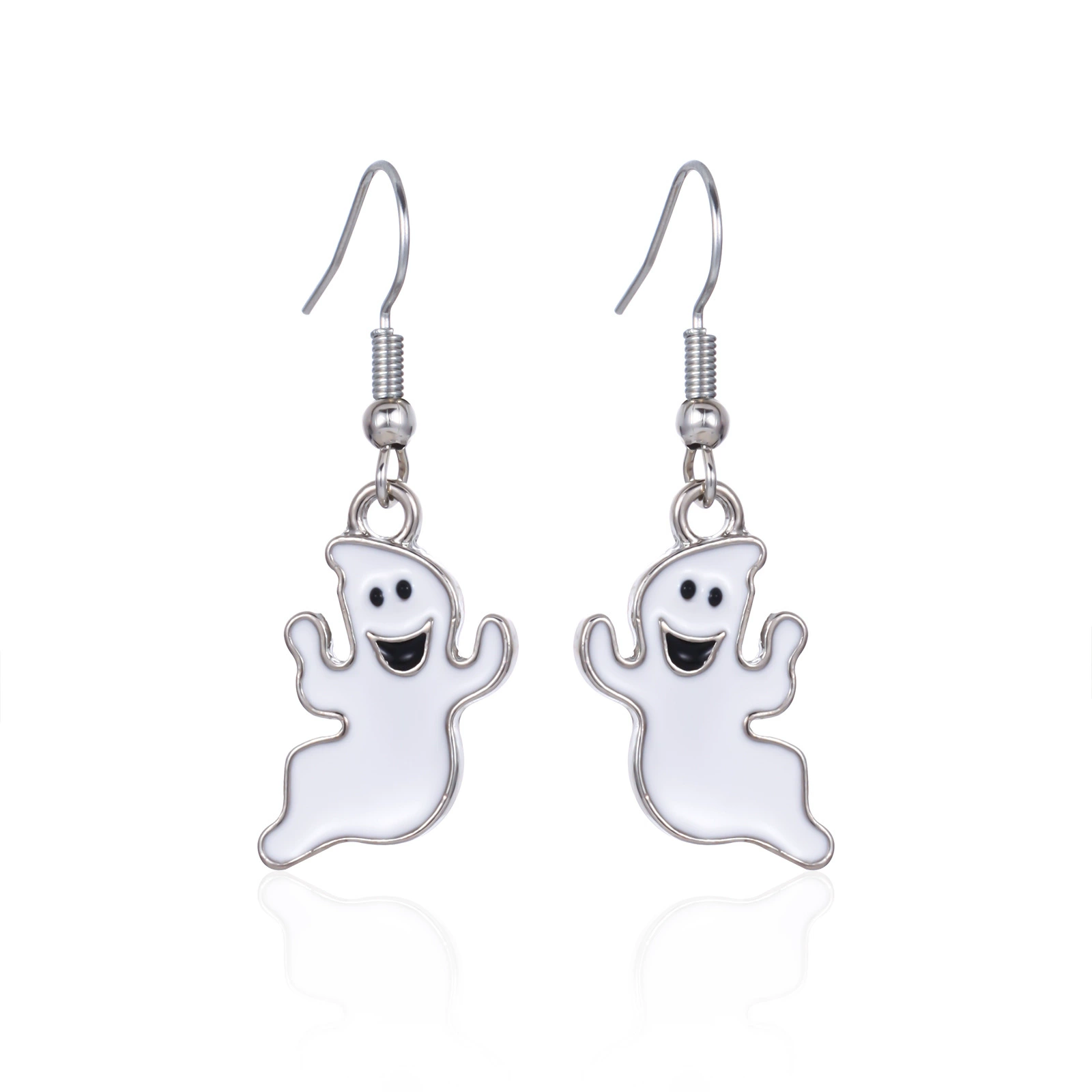 Набор серег на Хэллоуин — множественные мотива Ghost, тыква, череп и летучая мышь, легкие, assorted пары