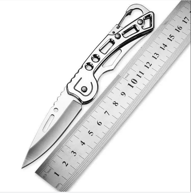 批发户外随身小刀高硬度不锈钢锋利折叠刀水果刀迷你便携