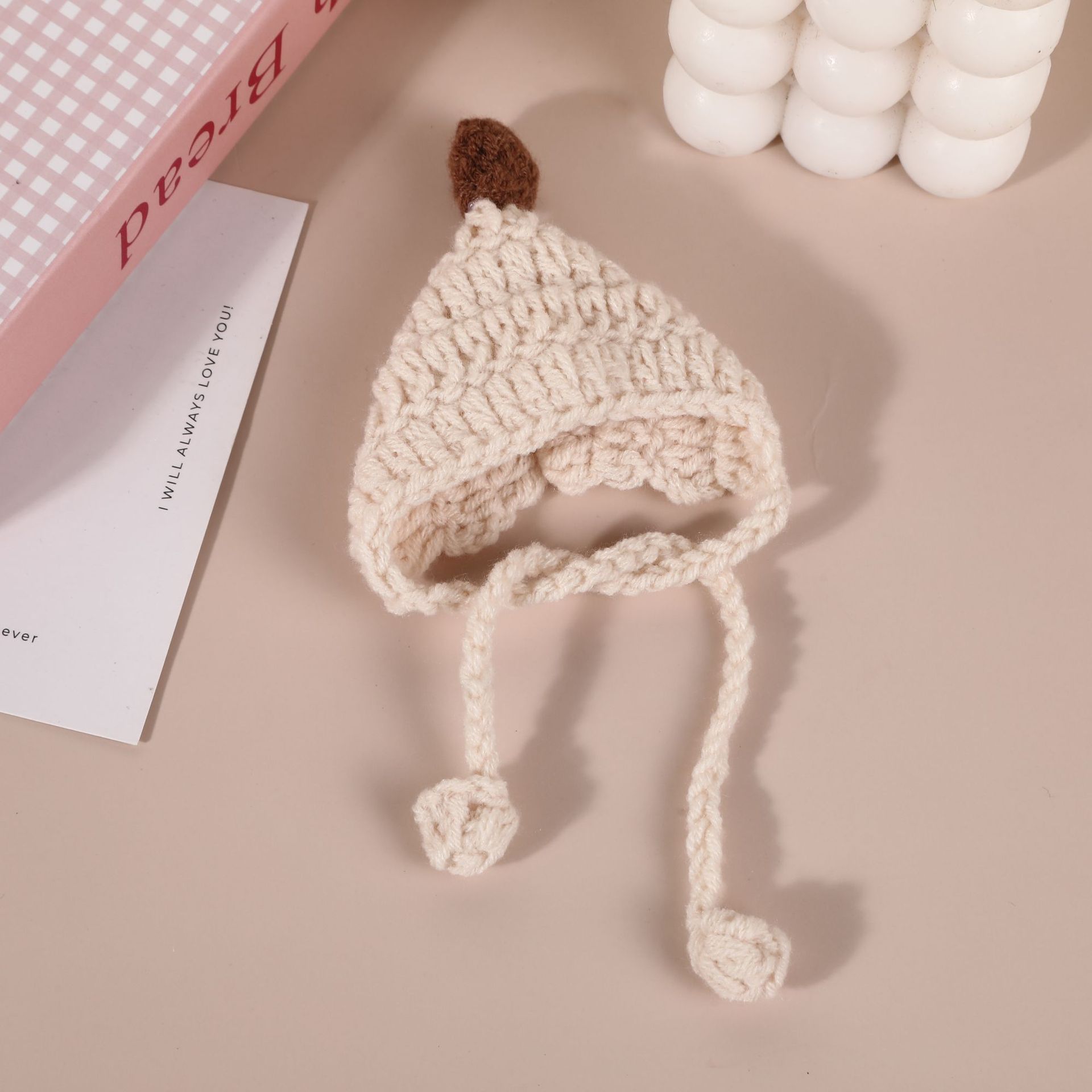 RX106 long rope hat 1#-white