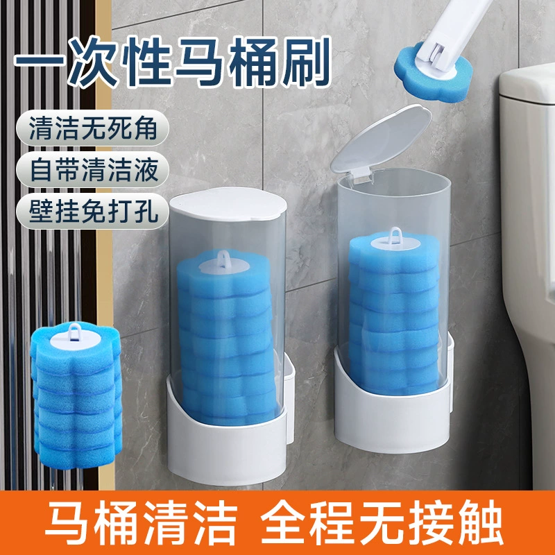 Disposable toilet, home changeable brush