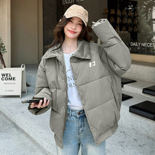 正品牌羽绒棉服女2025年冬季新款棉衣宽松超好看夹棉袄外套面包服