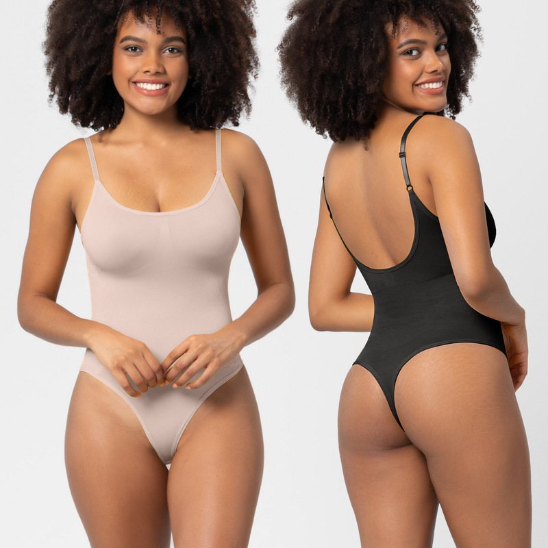 Foreign Trade Plus-Size Seamless Shapewear Women's Corset Body Shaper Camisole Thong Slimming