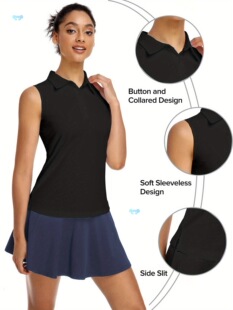 Women's 50+ Protection Shirts Golf Polo Shirt Sleeves Cross-Border