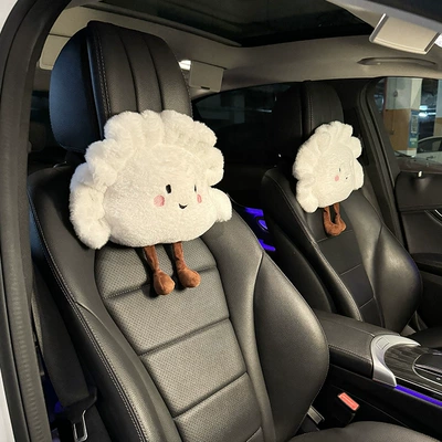 Lumbar Cushion – Waist support - plush-dumpling-headrest-x-2