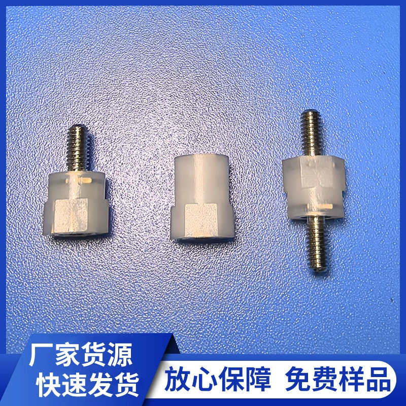 Бесплатный образец нейлоновая латунная резьба прокладка M3 M4 Шестигранная резьба медная колонна медный винт