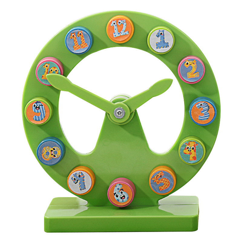 Reloj del zodiaco tiempo de Conciencia de educación temprana juguete animal niños despertador niño bebé educativo reloj de aprendizaje juguete