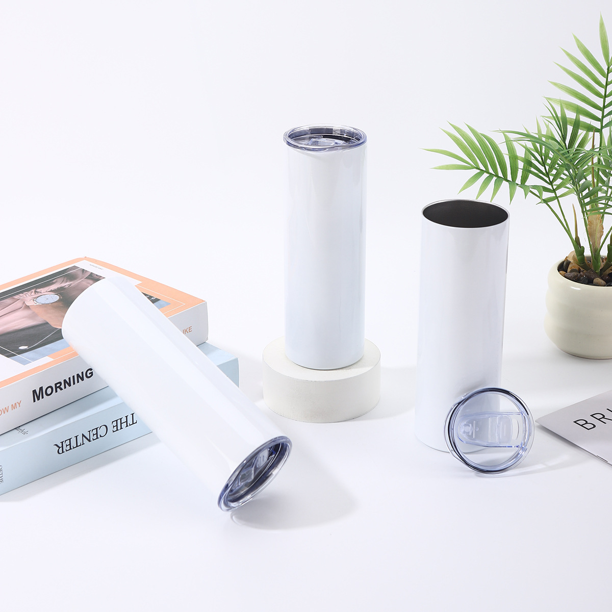 跨境304热升华不锈钢保温杯家用便携大容量直身杯家用随手水杯