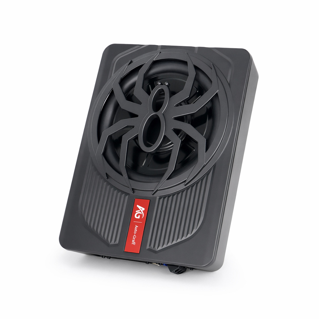 Factory wholesale car audio modified spider with lights 10 inch high-power active car ultra-thin subwoofer