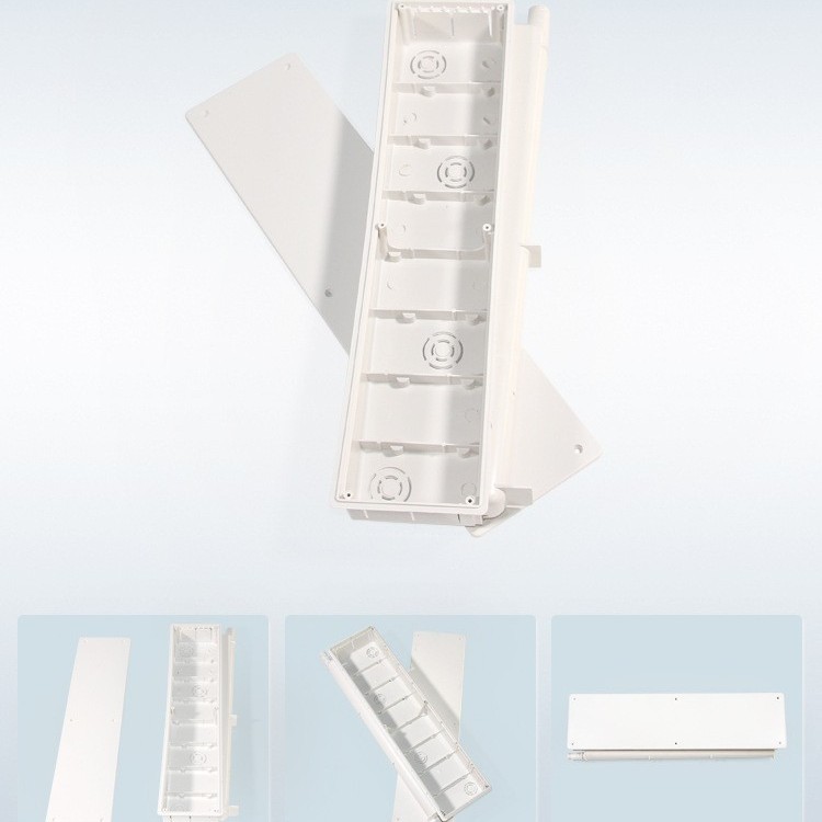 厂家热卖白色ABS塑料防水预埋式接线盒空调安装配件埋线盒
