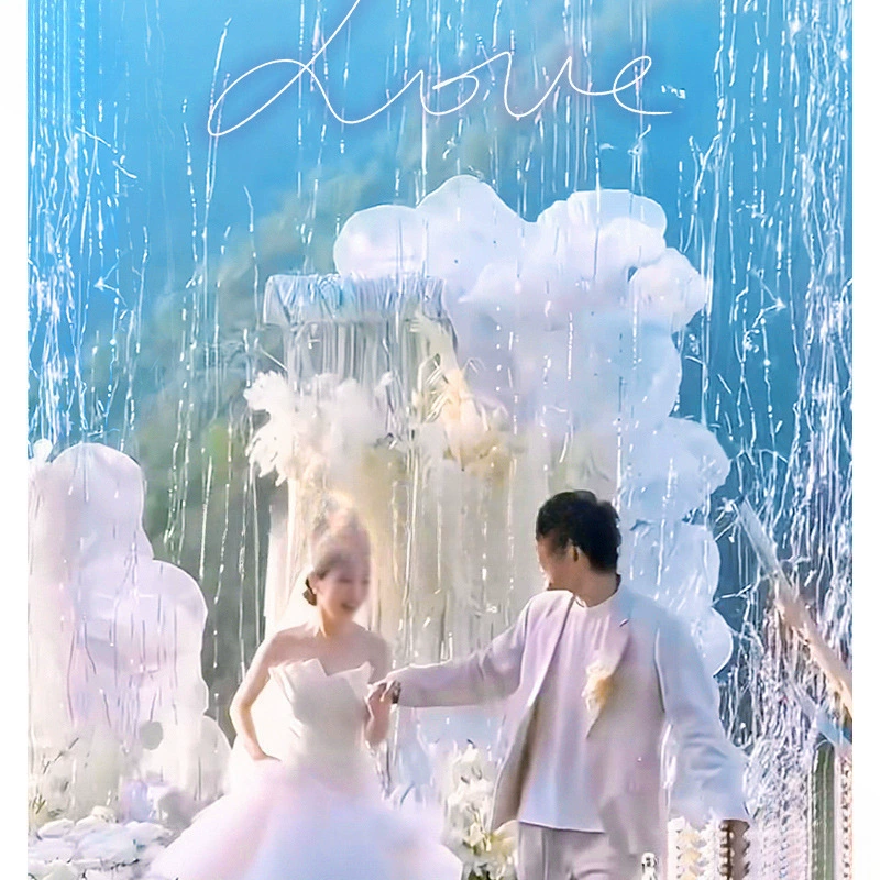 Свадебный серебряный шелк на открытом воздухе Свадебный цветочный конус серебряный свадебный фейерверк с метеоритным дождем фейерверк с салютом на свадьбу