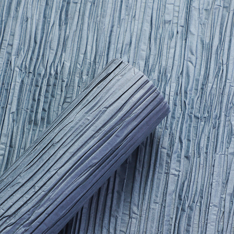 Papel de textura plegado buquete de papel de embalaje florista materiales materiales de embalaje floral hechos a mano papel de envoltura de flores