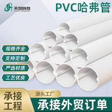 哈弗管哈夫管两片式分拆管PVC电缆保护管卡扣保温防冻保护开边管
