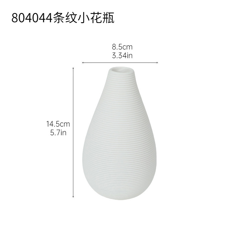 Jarrón pequeño a rayas 804044