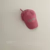 Fuchsia baseball cap