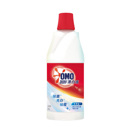680g Aomiao Color Bleaching Liquid/Bleaching Liquid removes bacteria, whitens, and removes mildew. It removes stains from colored clothing and protects the color without damaging the clothes.