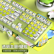 PBT��������е����keycaps��ñ����͸����ͨdiy����˫Ƥ��moa�߶�