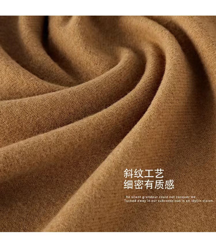 2023 Rode Sjaal Jaarlijkse Conferentie China Rode Imitatie Kasjmier Monochrome Sjaal Warme Koreaanse Versie Kwastje Hals Veelzijdig_voghion.com