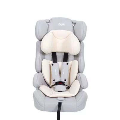 Foldableing Baby Car Booster – Car child safety seat - fresh-palm-rice-large-space-ececc-double-certification-9-months-to-12-years-old