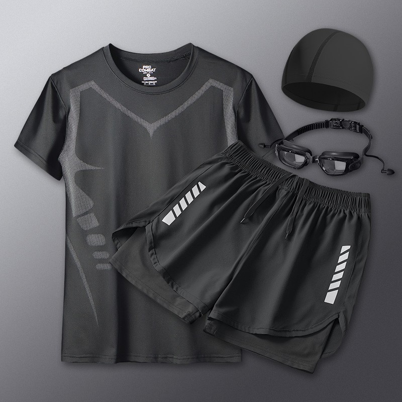 Conjunto de Traje de Baño para Hombre de Poliéster, Secado Rápido, para Natación y Aguas Termales image 28