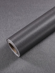 冰箱翻新貼紙全貼自粘雙開門拉絲金屬貼膜防水仿不鏽鋼電梯門銀色