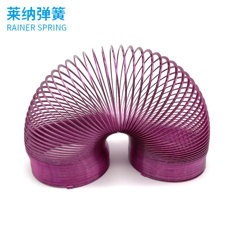 Производитель поставляет пружинные кольца металлические катушки игрушки пружины для детей скручивание пружины плоские линии растяжения пружины
